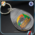 Kundenspezifisches Acryl transparentes Plastikglas Keychain